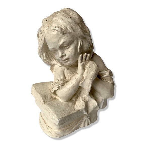 Austin Productions Entranced Girl Sculpture Vintage 1977 White - Picture 1 of 9